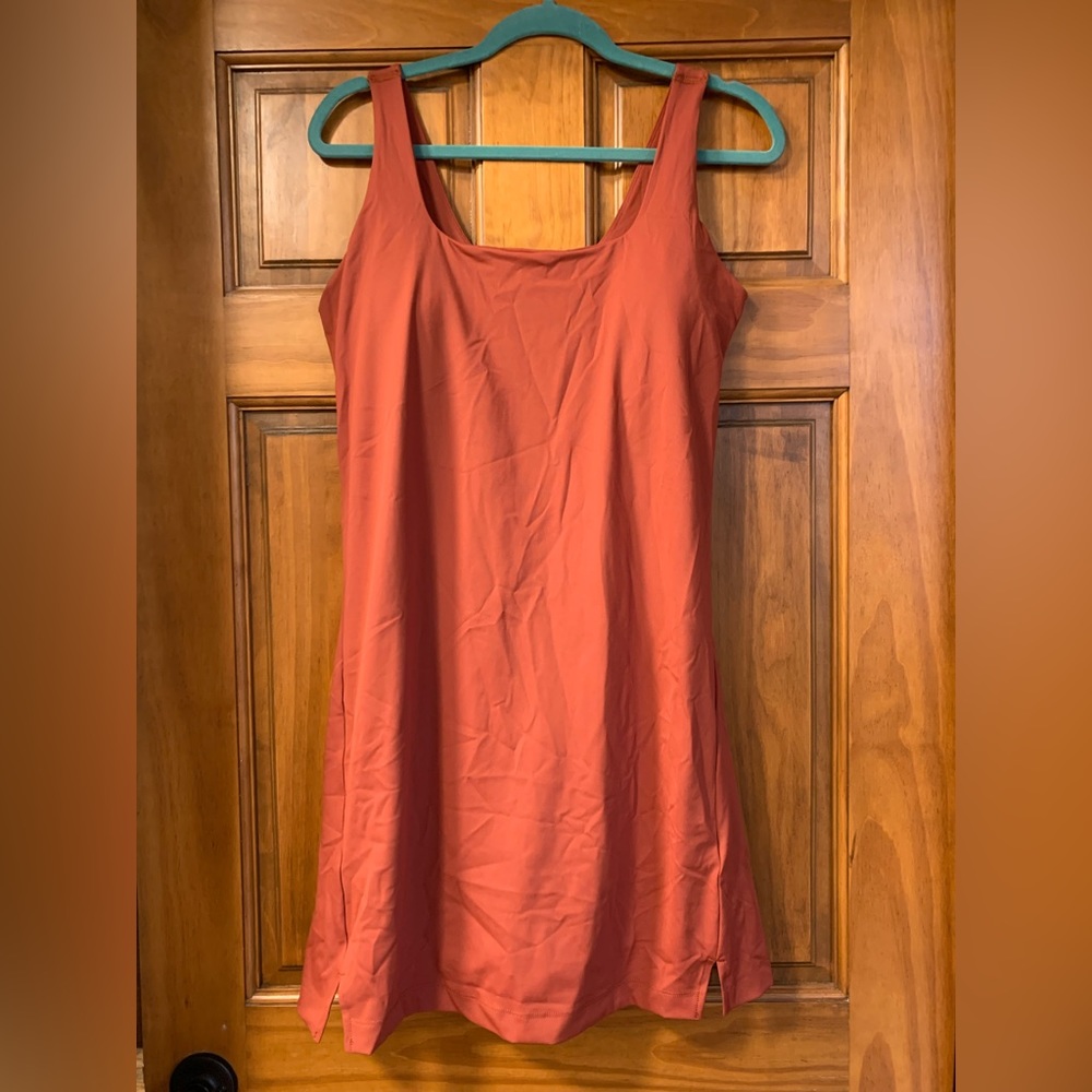 Large Rust Old Navy athletic romper dress-NWT